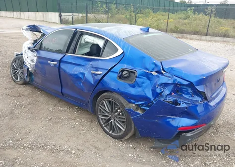 2019 Genesis G70 2.0T Advanced from USA, damaged, VIN KMTG34LA4KU025725